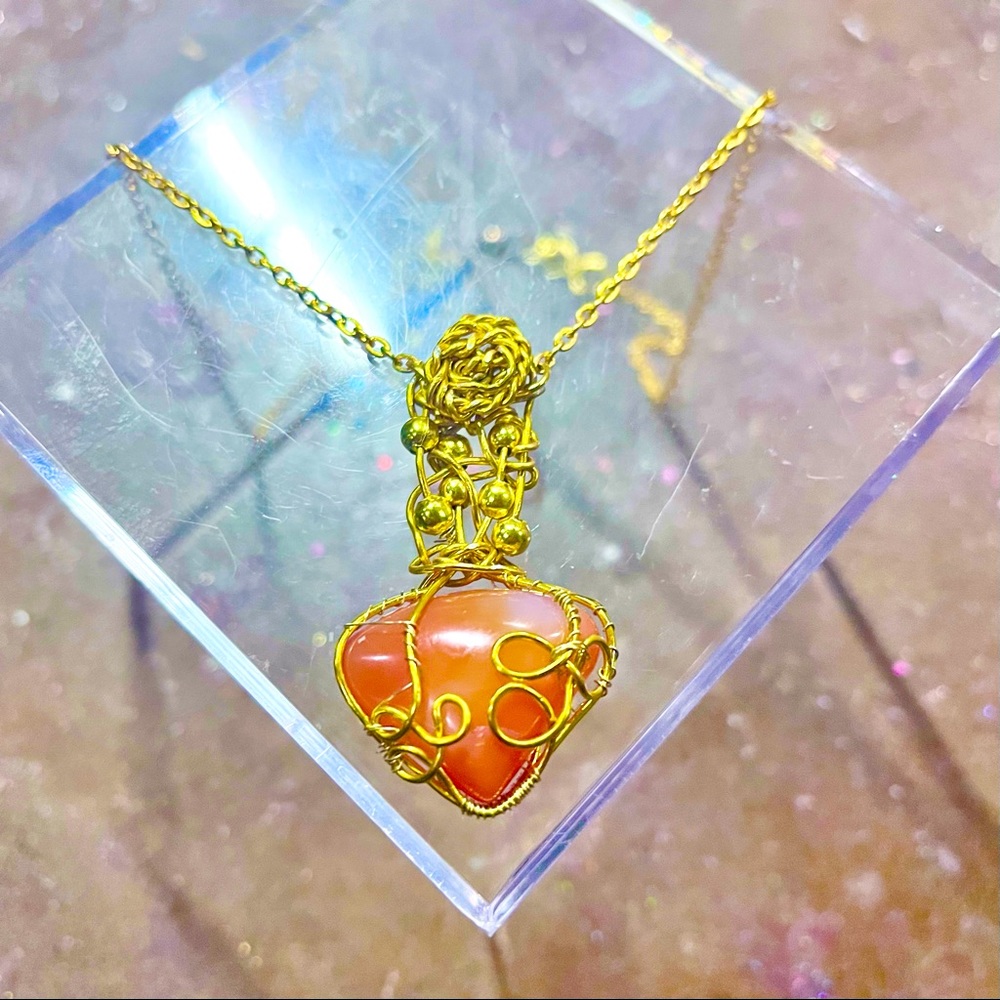 Fancy Carnelian Necklace